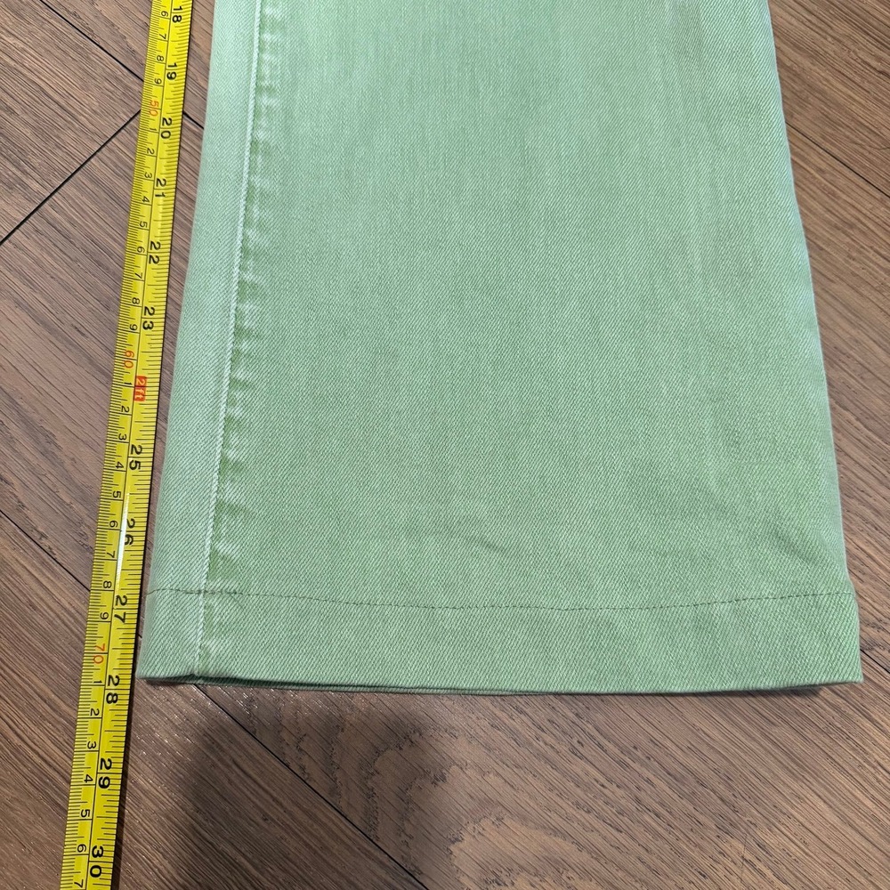 Alice + Olivia Gorgeous Coin Pocket Jeans Green Size‎ 25 - Picture 7 of 7